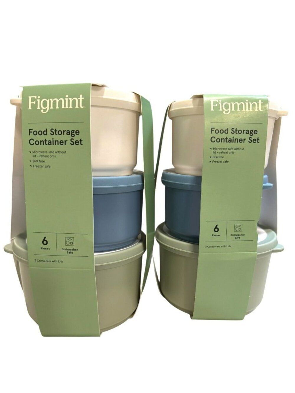 12 Pieces Figmint Food Storage Snack Containers BPA-Free